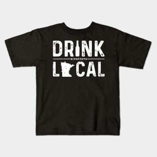 Minnesota Drink Local Shirt MN Brewmaster Minnesota Beer Kids T-Shirt